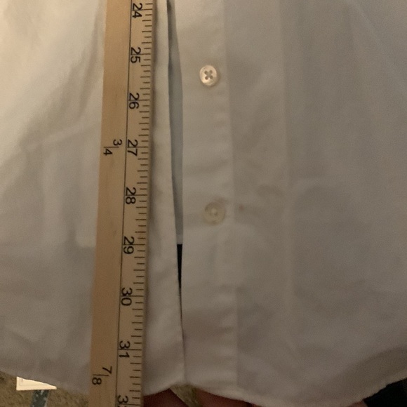 Faconnable Women’s Long Sleeve Button Down Shirt Size XL White - Picture 4 of 6